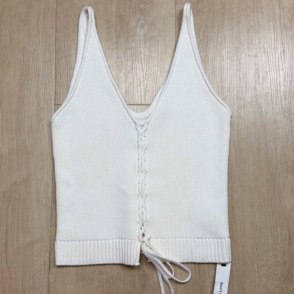 Reformation Natasha Cotton Sweater Tank - Picture 5 of 8